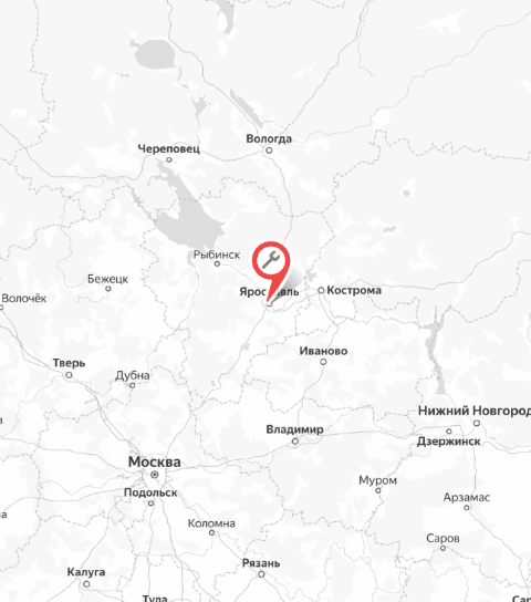 ООО «Техника и Двигатели» находится в Ярославле, 300км от Москвы